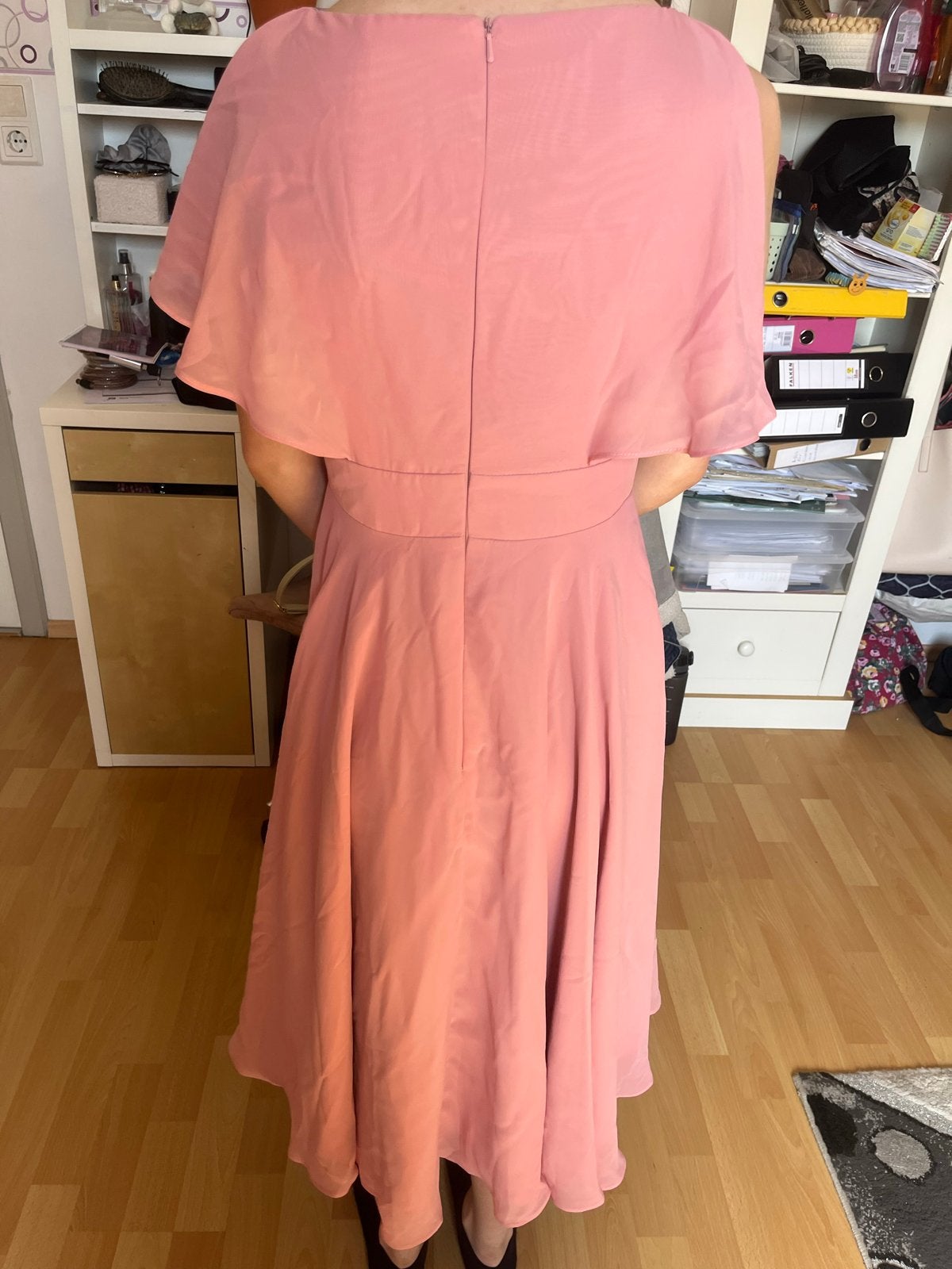 JJ House Roze Jurk Maat 32, Ophalen of Verzenden, Zo goed als nieuw, Maat 34 (XS) of kleiner, Onder de knie