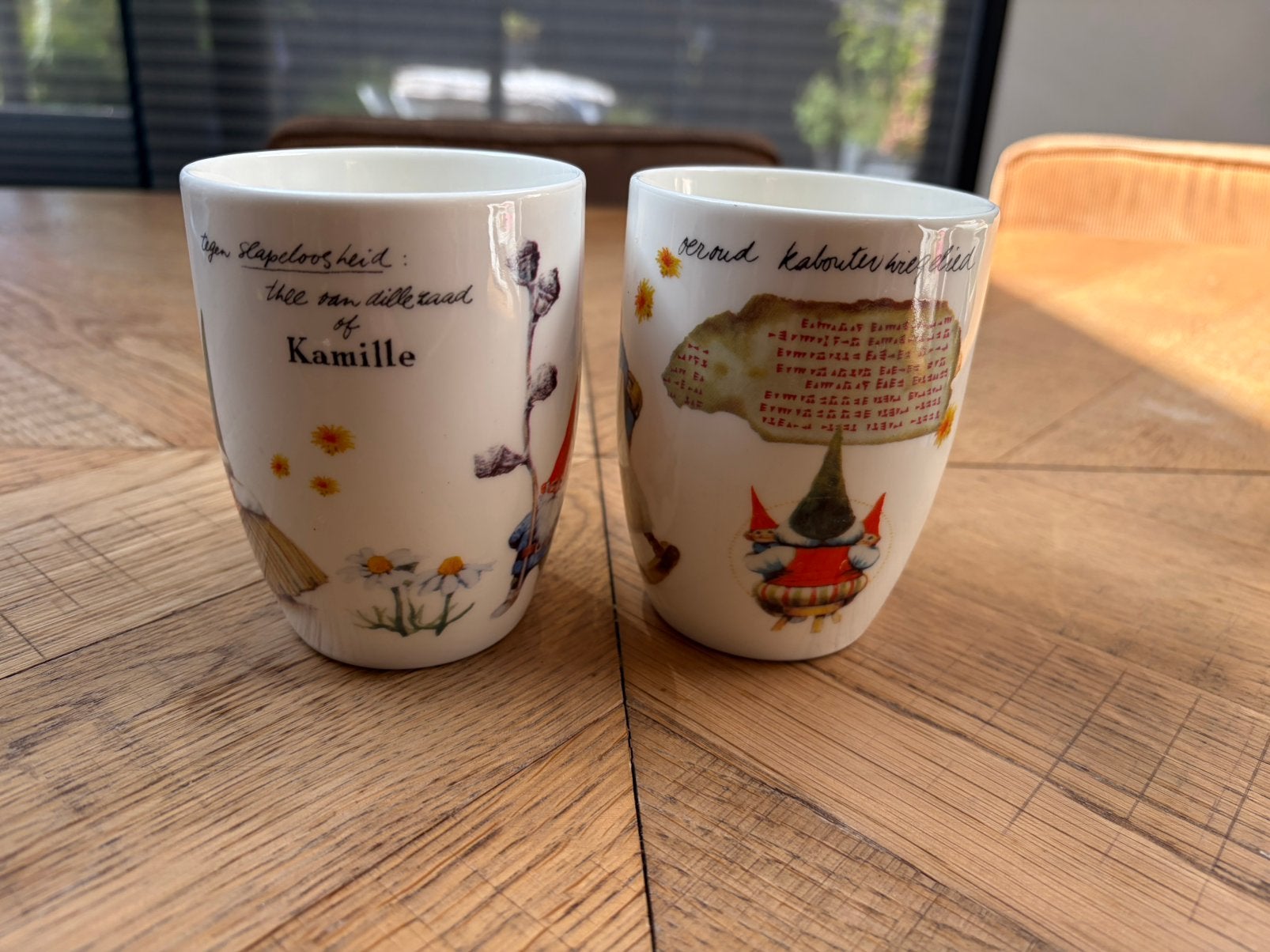 Rien van Poortvliet 6 & 8, Huis en Inrichting, Keuken | Servies, Overige merken, Vintage, Zo goed als nieuw, Porselein