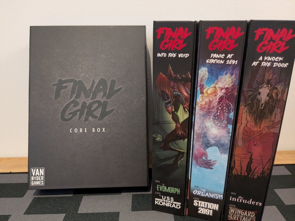 Final Girl + kickstarter Promo's, Een of twee spelers, Ophalen, Zo goed als nieuw, Van Ryder Games