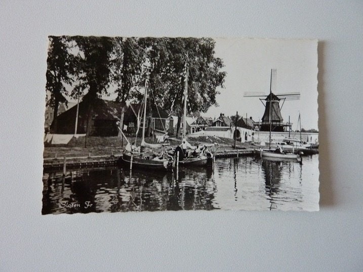 1966 SLOTEN De Stadsherberg H. B. de Jong hotel cafe restaur, Ophalen, 1960 tot 1980, Gelopen, Friesland
