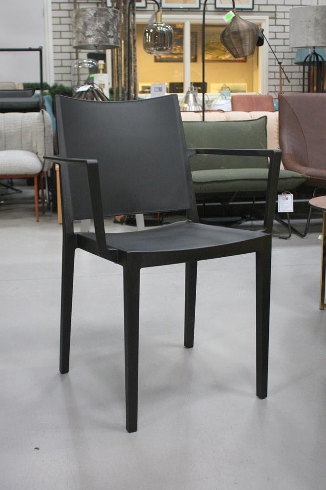 Trendy stoelen tuinstoelen terras horeca wit zwart brique, Tuin en Terras, Ophalen, Nieuw