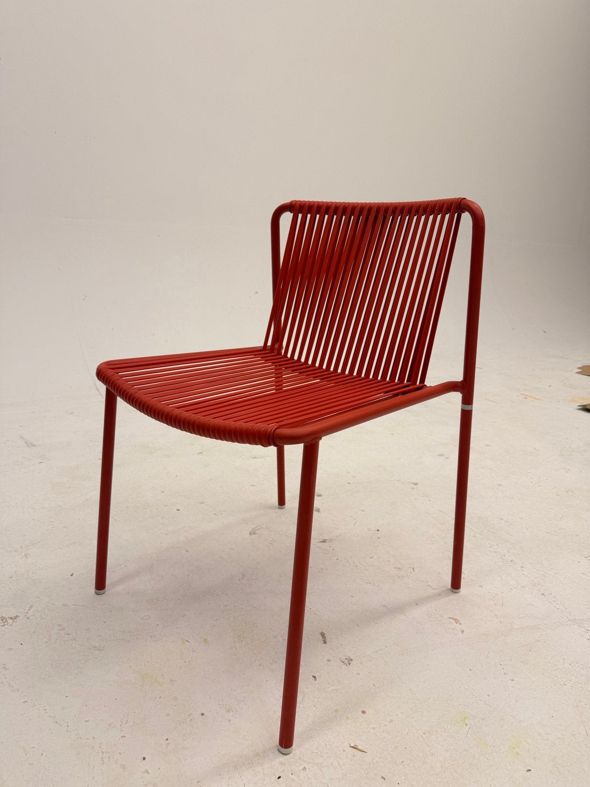 Design stoel rood - Pedrali Made in Italy, Huis en Inrichting, Gebruikt, Ophalen of Verzenden, Metaal, Eén