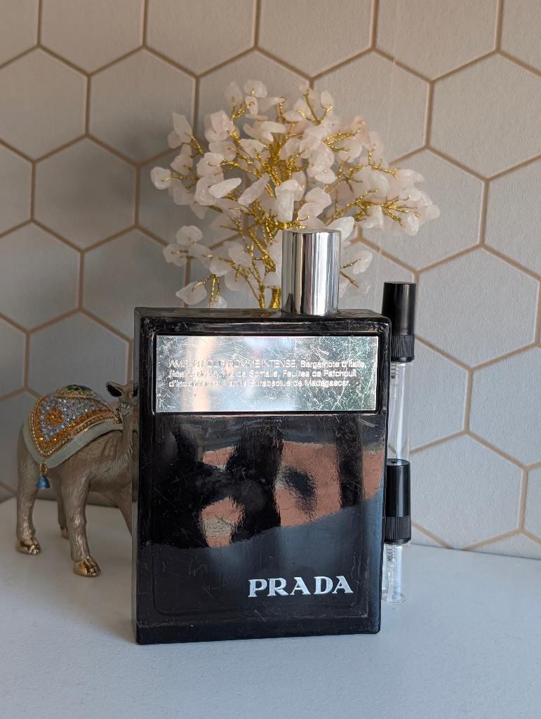 Amber Pour Homme Intense sample/tester, Ophalen of Verzenden, Nieuw
