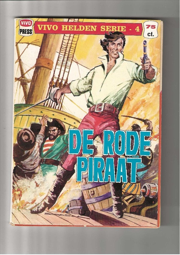 Vivo helden serie De Rode Piraat met 80 blz, Boeken, Eén stripboek, Ophalen of Verzenden