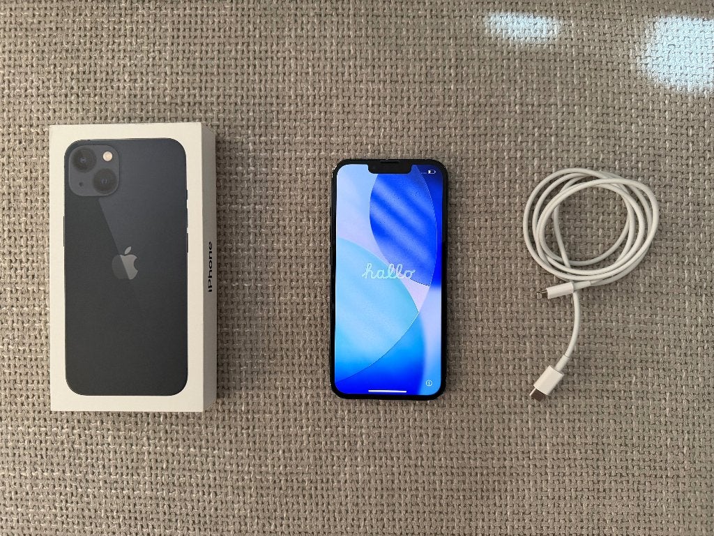 Apple iPhone 13 Zwart 128 GB, Ophalen, Zwart, IPhone 13, 82 %
