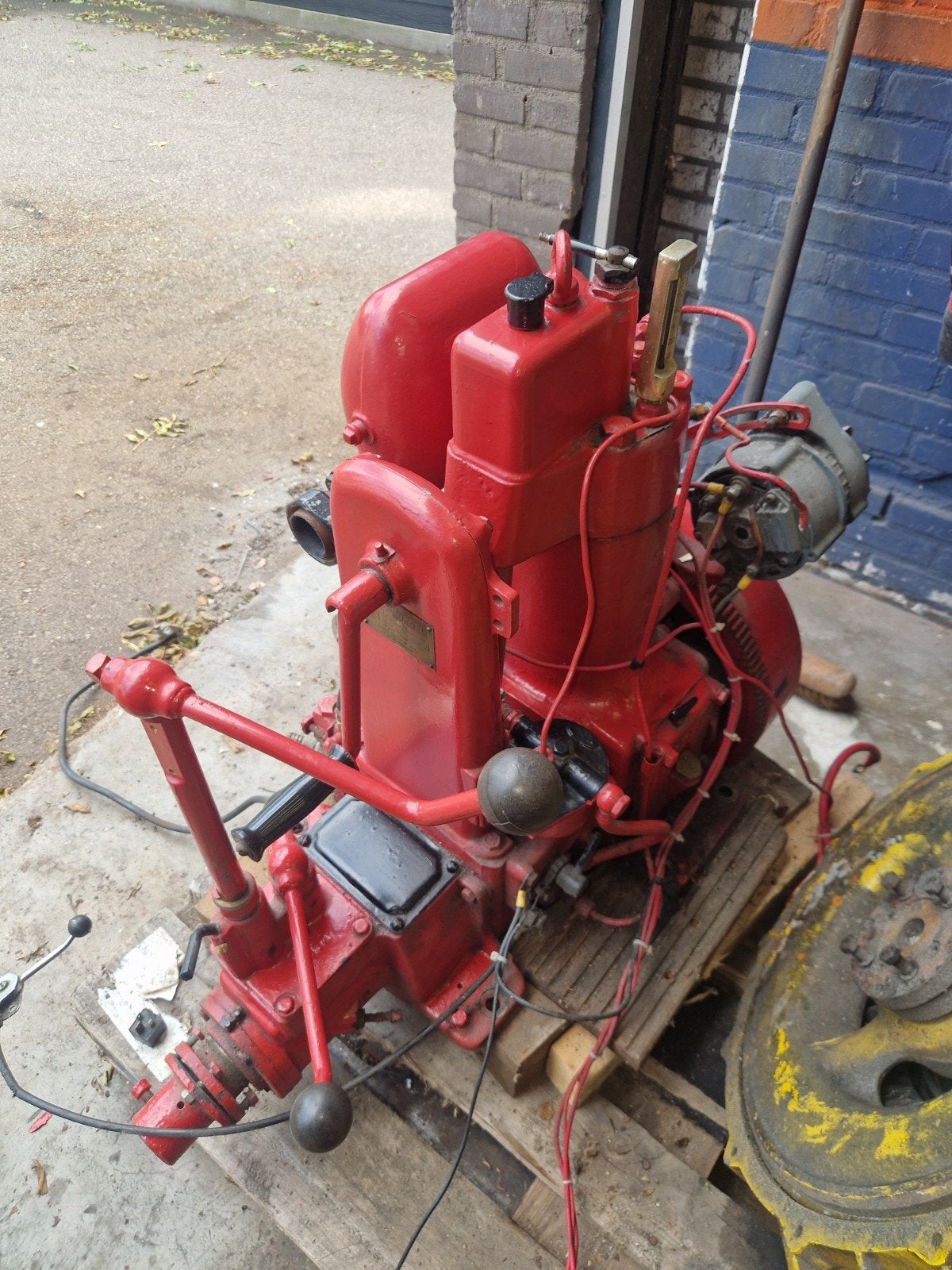 Sabb Dieselmotor 10 PK met klap schroefas met startmotor, Watersport en Boten, Ophalen, Gebruikt
