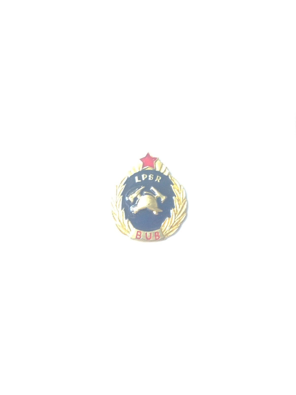 Brandweer Letland medaille speld BuB, Verzamelen, Militaria | Algemeen, Ophalen of Verzenden, Nederland, Lintje, Medaille of Wings