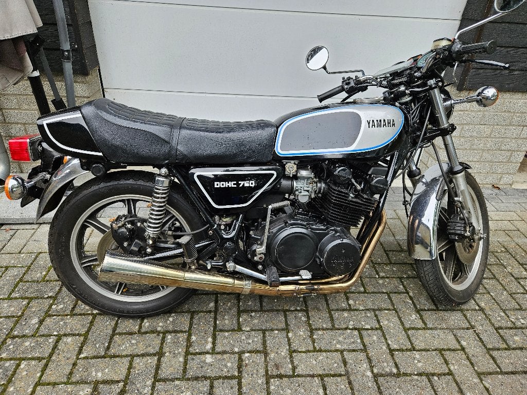 Yamaha XS750 (1T5).  Mooie conditie, technisch goed., 750 cc, Cardan-aandrijving, Gebruikt, 3 cilinders