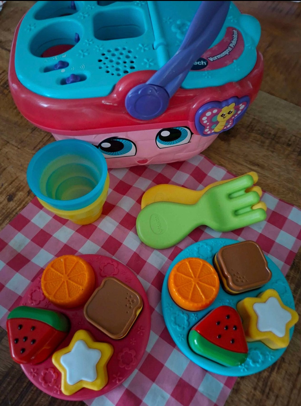 VTech Vormenpret Picknickmand met accessoires, Kinderen en Baby's, Ophalen, Gebruikt, Overige typen, Met geluid