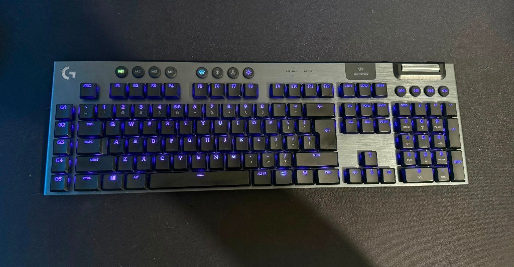 Logitech G915 Toetsenbord QWERTY, Ophalen, Logitech G, Zo goed als nieuw, Draadloos