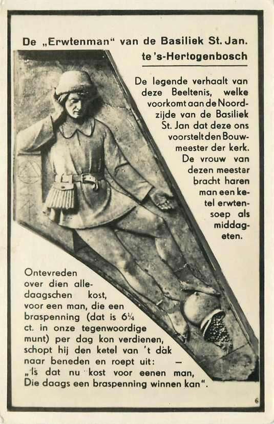 377-345-017 Den Bosch De Erwtenman, Verzenden, Voor 1920, Noord-Brabant