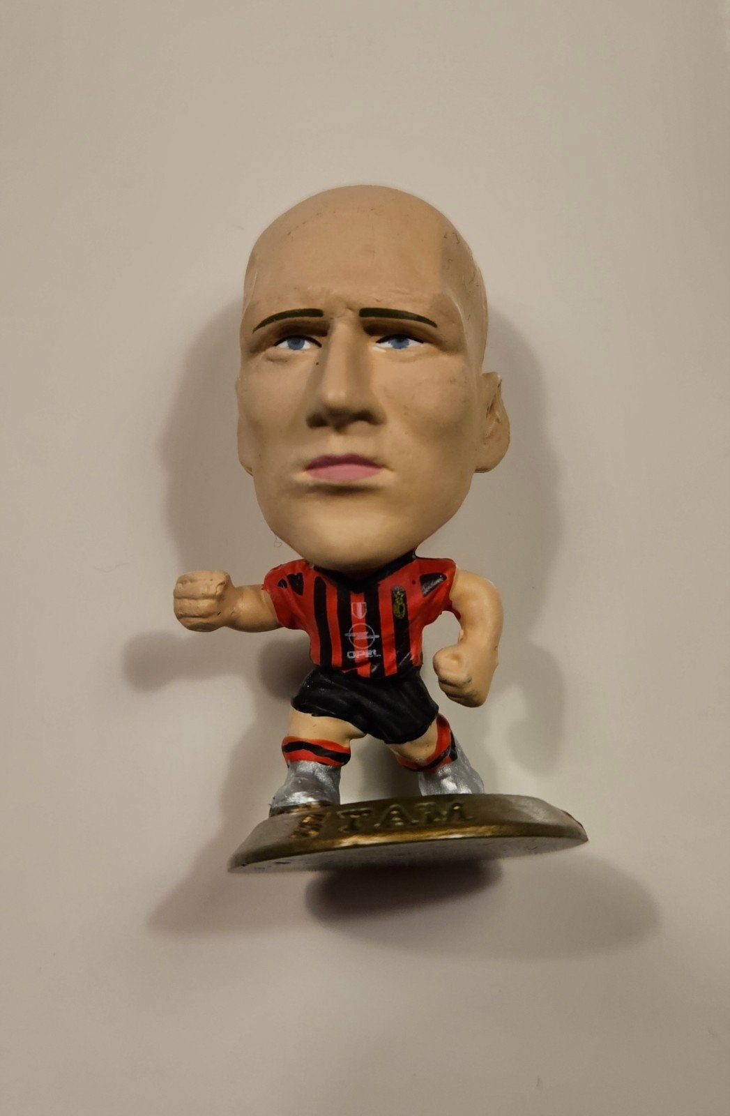 Voetbalpoppetje Corinthian microstars Jaap Stam, Verzamelen, Ophalen of Verzenden, Zo goed als nieuw, Buitenlandse clubs, Beeldje of Poppetje