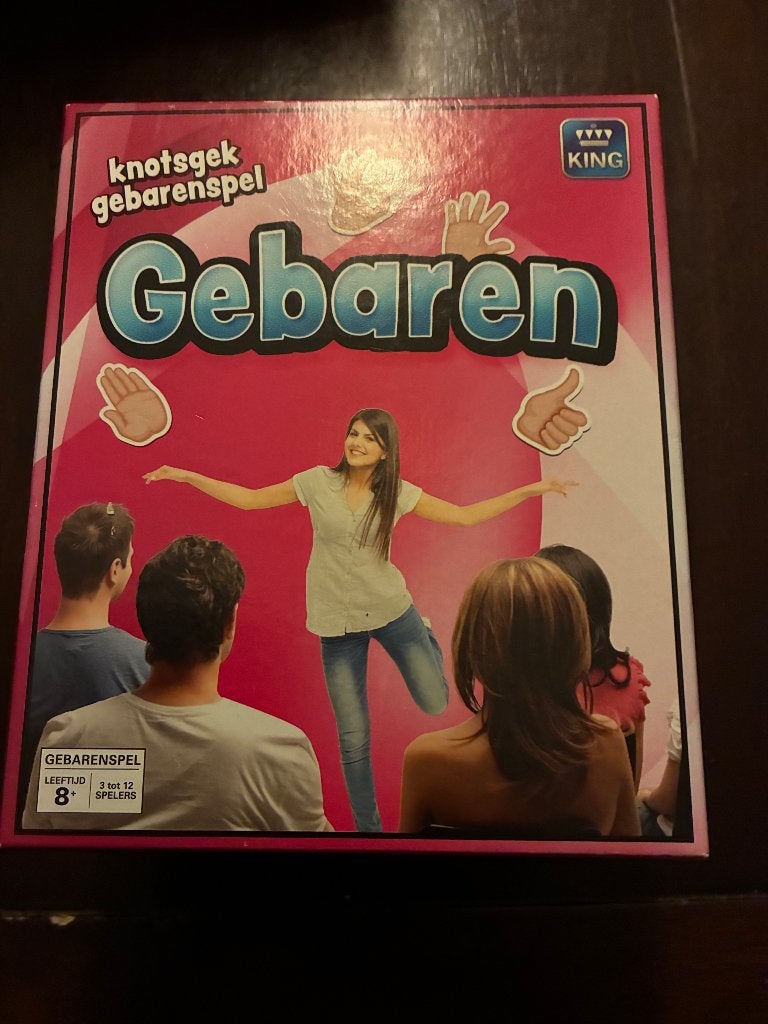 Gebaren spel, Een of twee spelers, Ophalen, Zo goed als nieuw, King