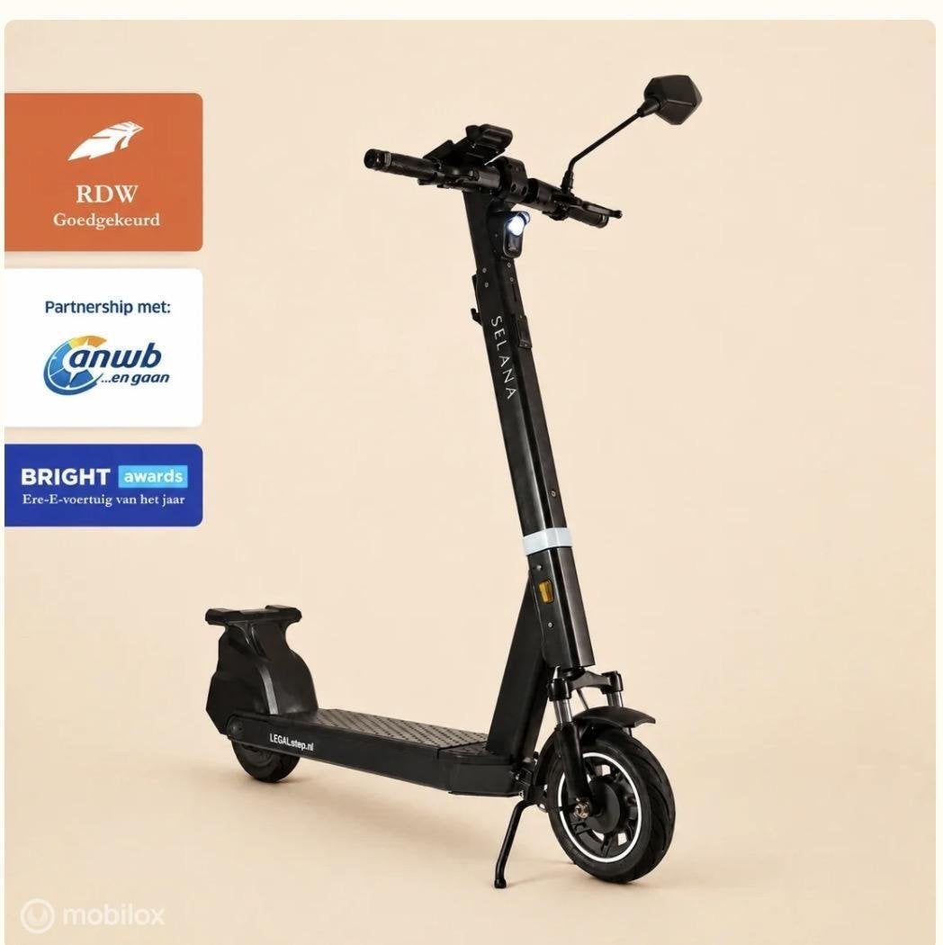 SELANA Alpha e-step - 100% legaal op de weg en RDW approved, Go Tulip BV, Support@selana.nl, Selana, Westervoortsedijk 73 Arnhem