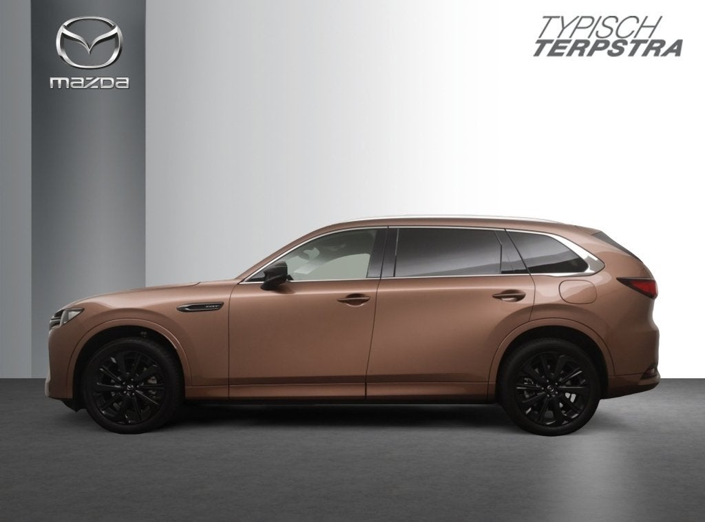 Mazda CX-80 2.5 PHEV 327pk Homura Plus/Elec.Trekhaak/Pano/7, Auto's, Mazda, Automaat, Gebruikt, Bruin, CX-80