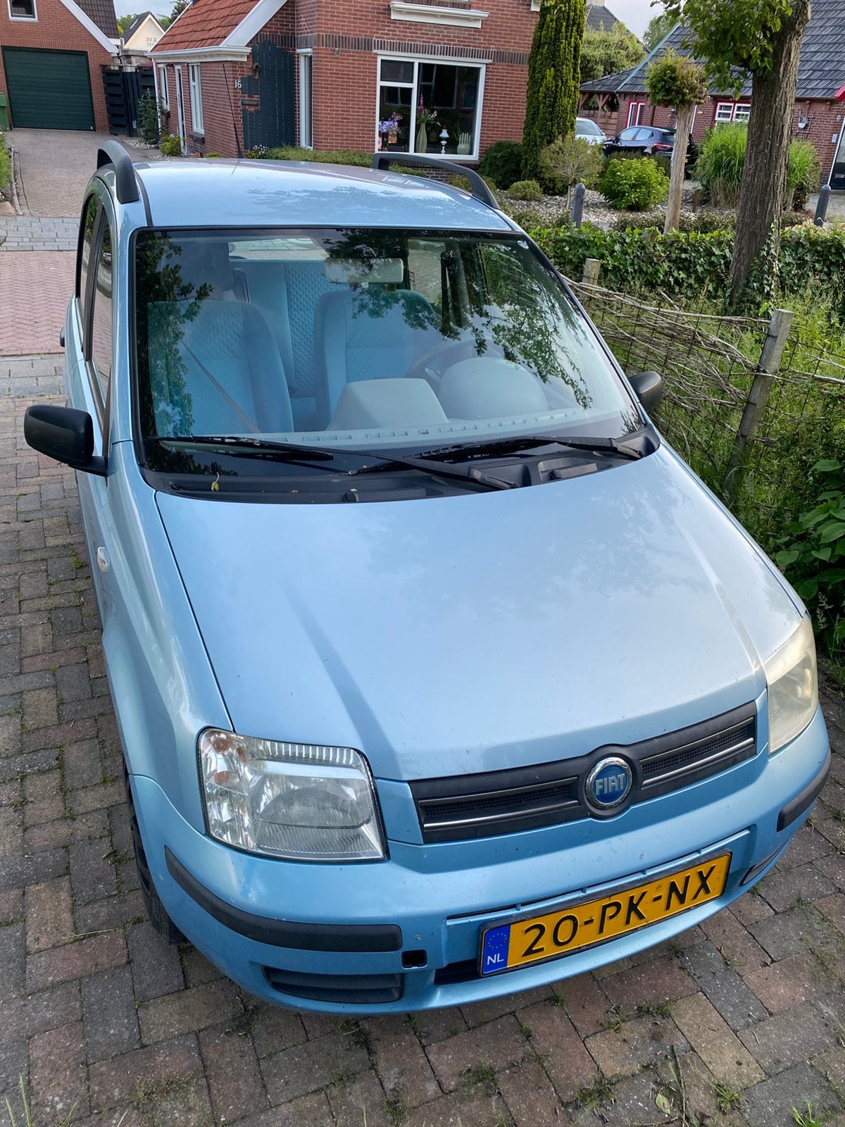 Fiat Panda 1.2 2004 Blauw, Voorwielaandrijving, Stof, Origineel Nederlands, Handgeschakeld