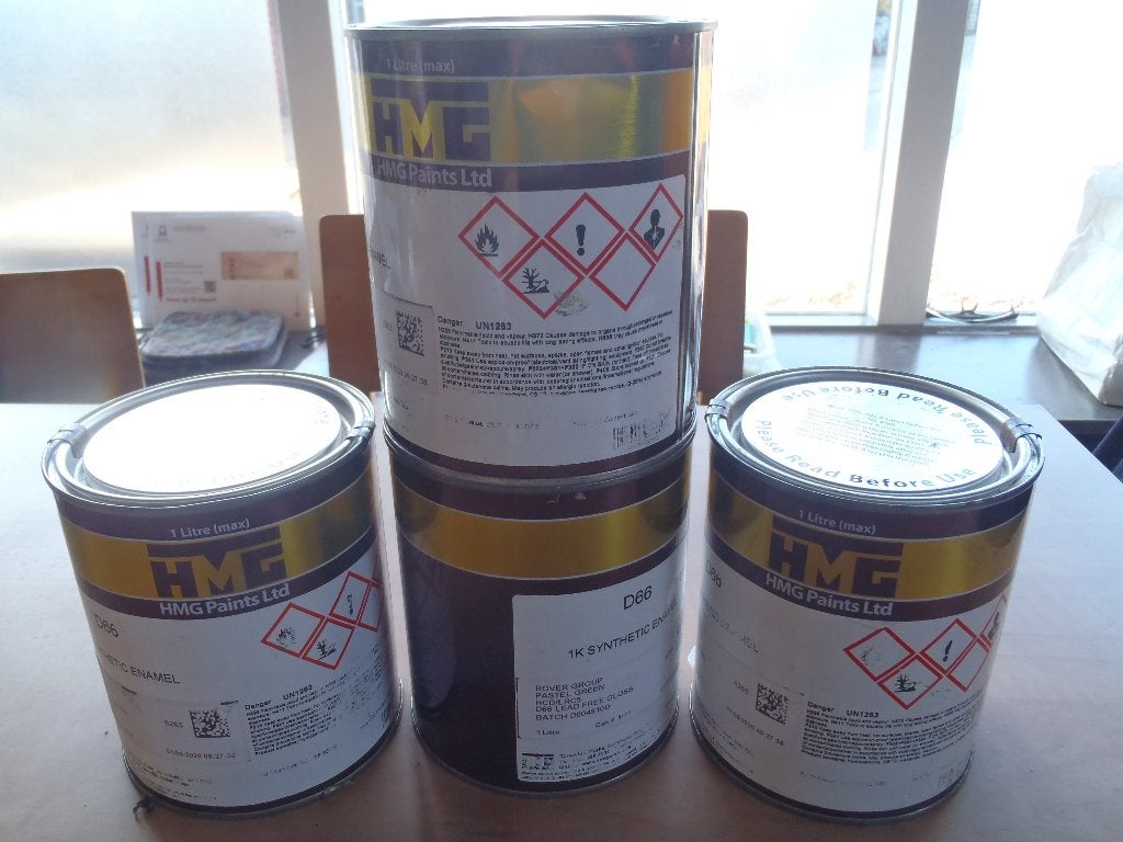 HMG hoogwaardige verf / spraypaint., Minder dan 5 liter, Ophalen, Nieuw, Wit