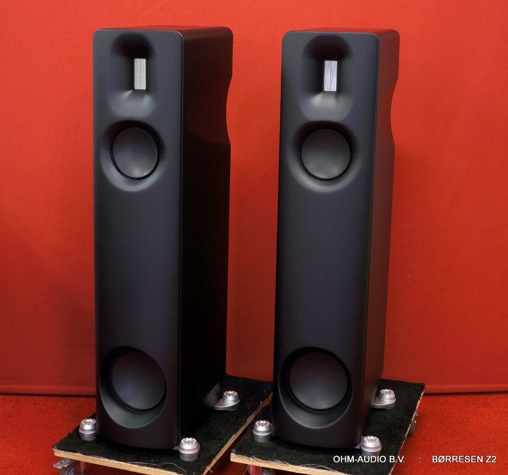 Borresen Z2, High End 2.5-Weg Vloerstaande Luidspreker, Audio, Tv en Foto, Luidsprekers, Zo goed als nieuw, Front, Rear of Stereo speakers
