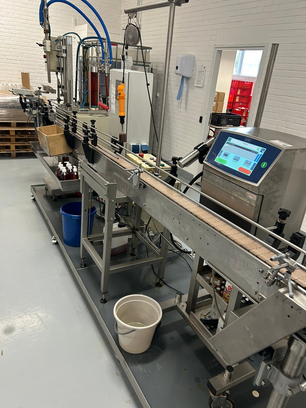 Vulmachine flesjes, Zakelijke goederen, Machines en Bouw | Industrie en Techniek, Ophalen