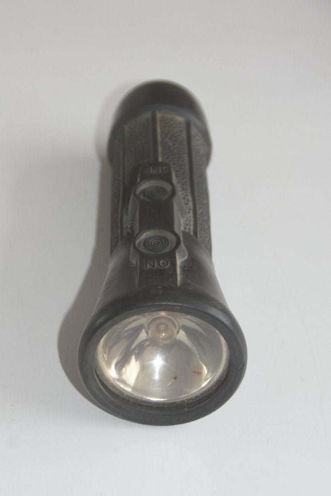 Oude rubberen zaklamp, Antiek en Kunst, Verzenden