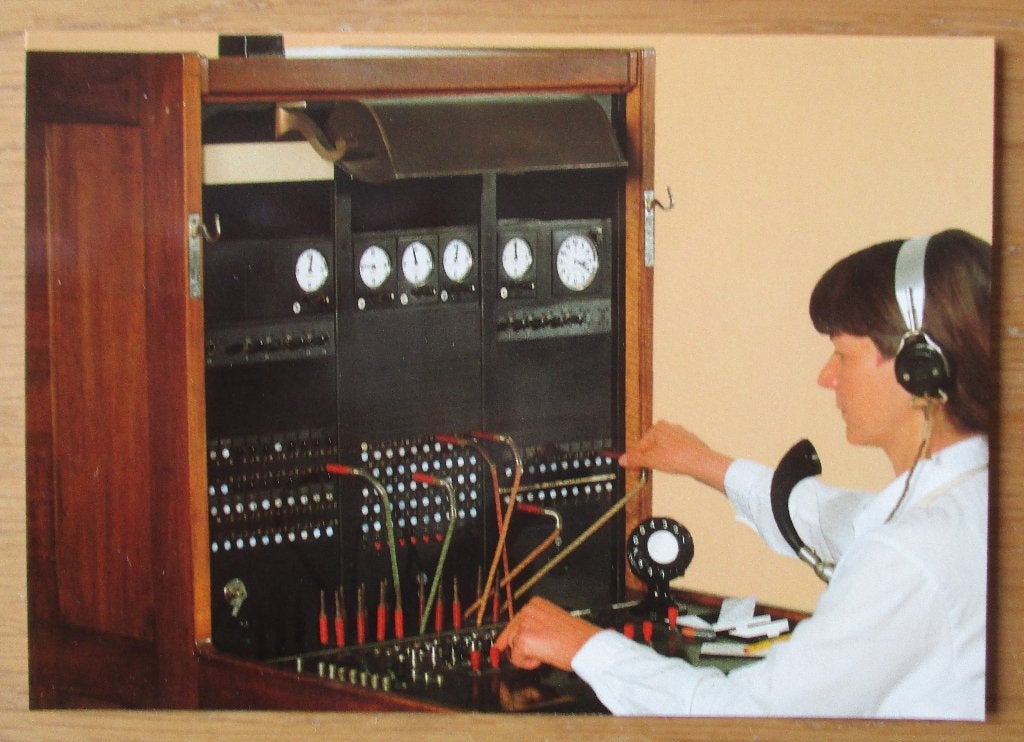 Zwitserland, Maximumkaart Telefonie, 1990, Ophalen of Verzenden, Gestempeld