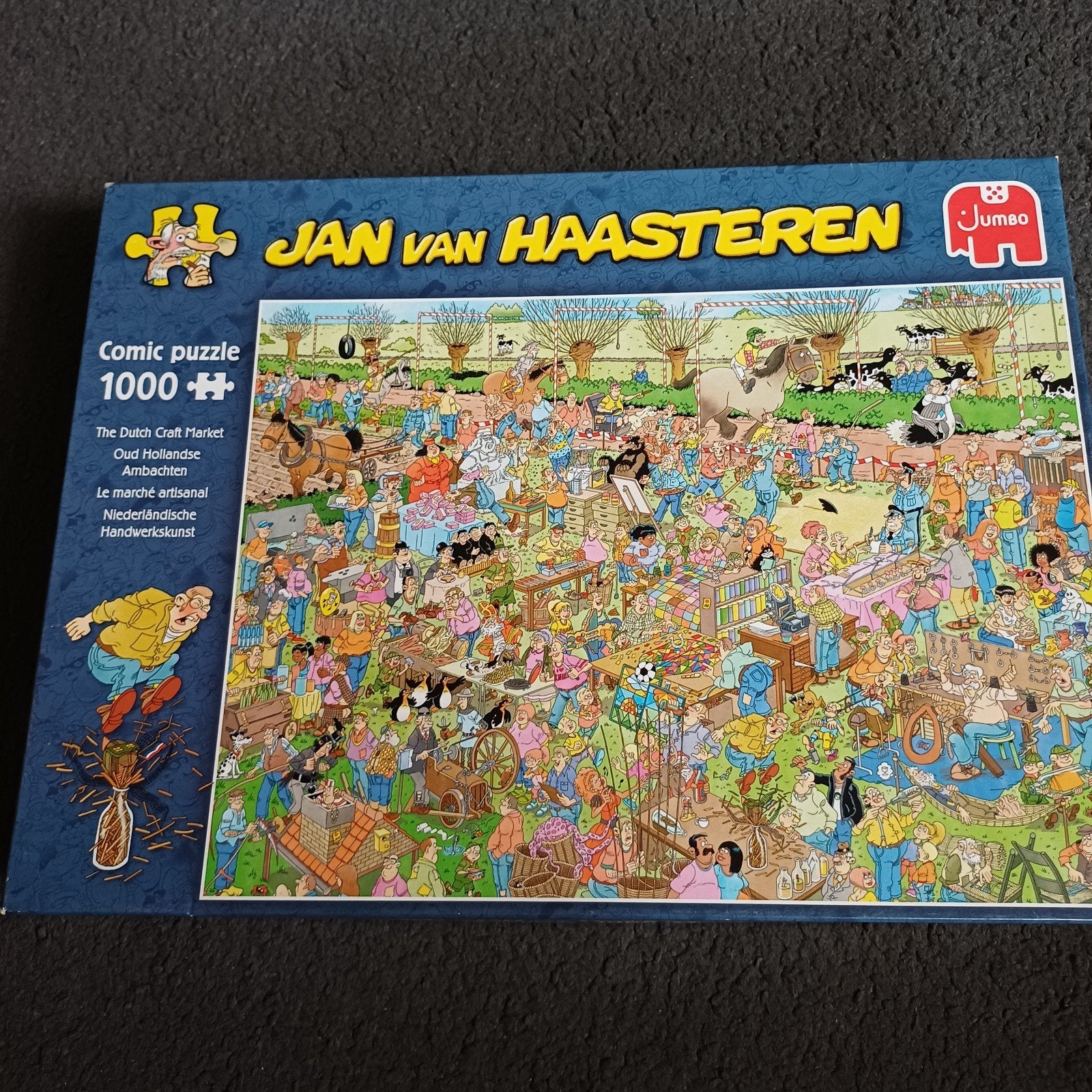 Jan van Haasteren Puzzel 1000 stukjes - Oud Hollandse, Ophalen, 500 t/m 1500 stukjes, Zo goed als nieuw