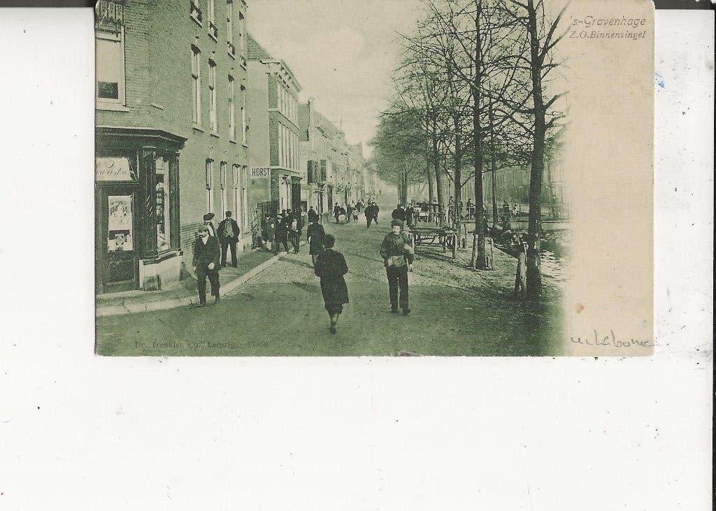 Den Haag Z.O. Binnensingel Uilebomen Dr Trenkler 1900, Verzamelen, Ophalen of Verzenden, Voor 1920, Ongelopen, Zuid-Holland