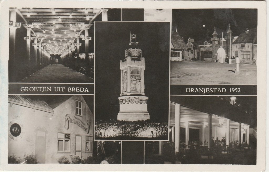 BREDA Oranjestad 1952, Verzenden, 1960 tot 1980, Ongelopen, Noord-Brabant