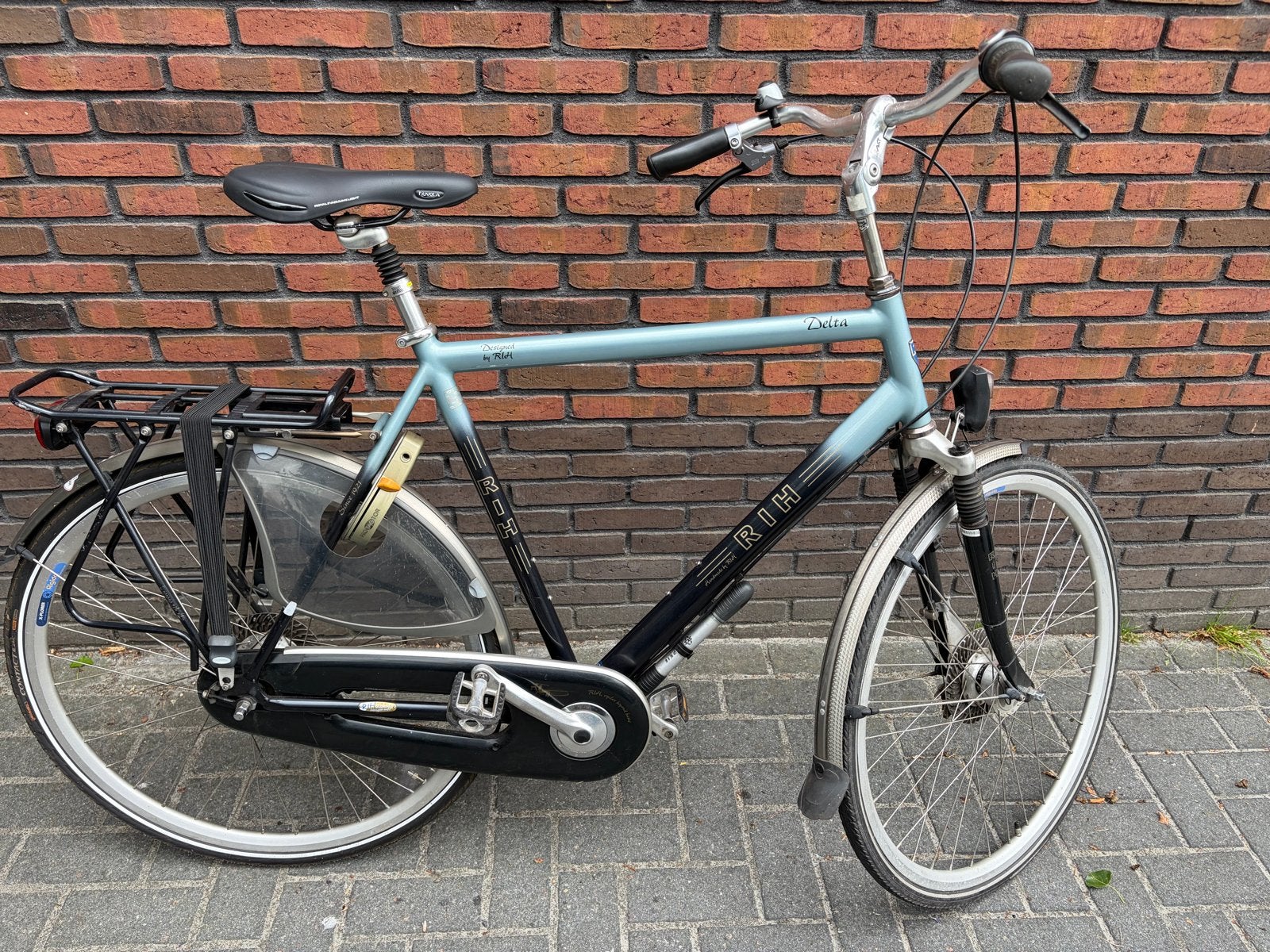 RIH Delta (60cm) herenfiets met Shimano Nexus 7s, Gebruikt, Velgrem, Versnellingen, 56 cm of meer