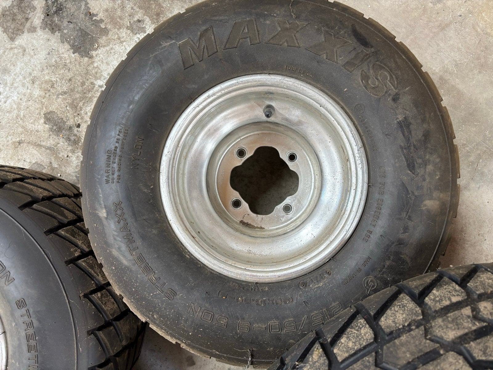 Yamaha Raptor straatbanden/velgen, Ophalen, Gebruikt