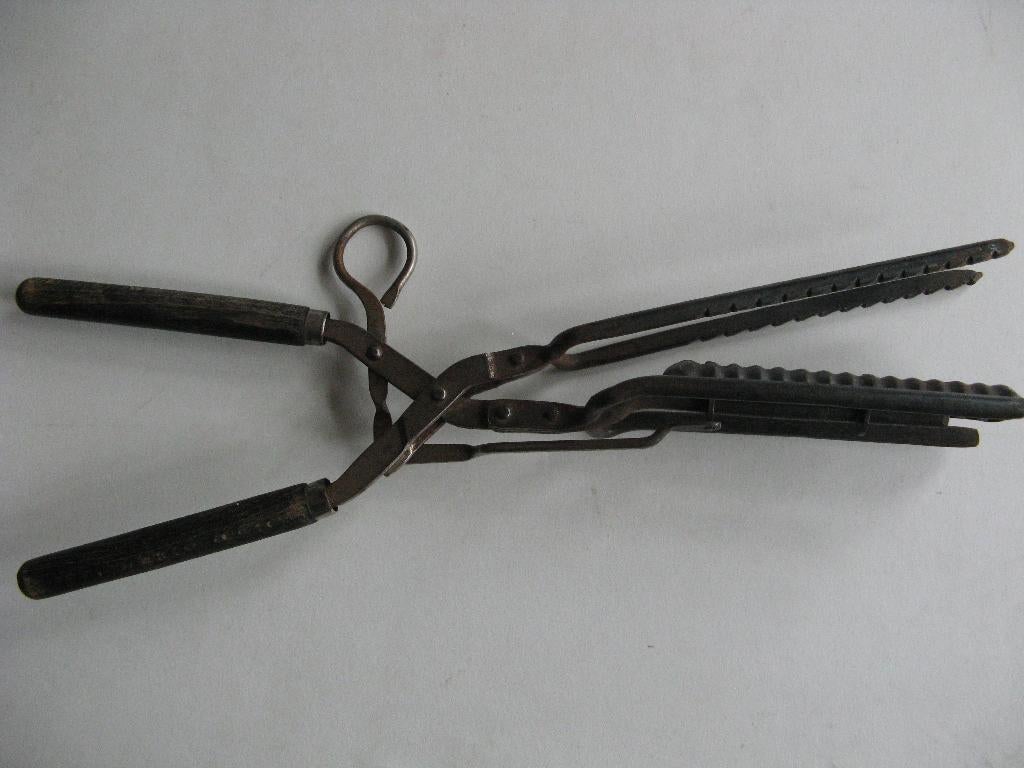 antieke krultang haarstyling voor kapper, Ophalen of Verzenden, Gebruikt, Krultang of Stijltang