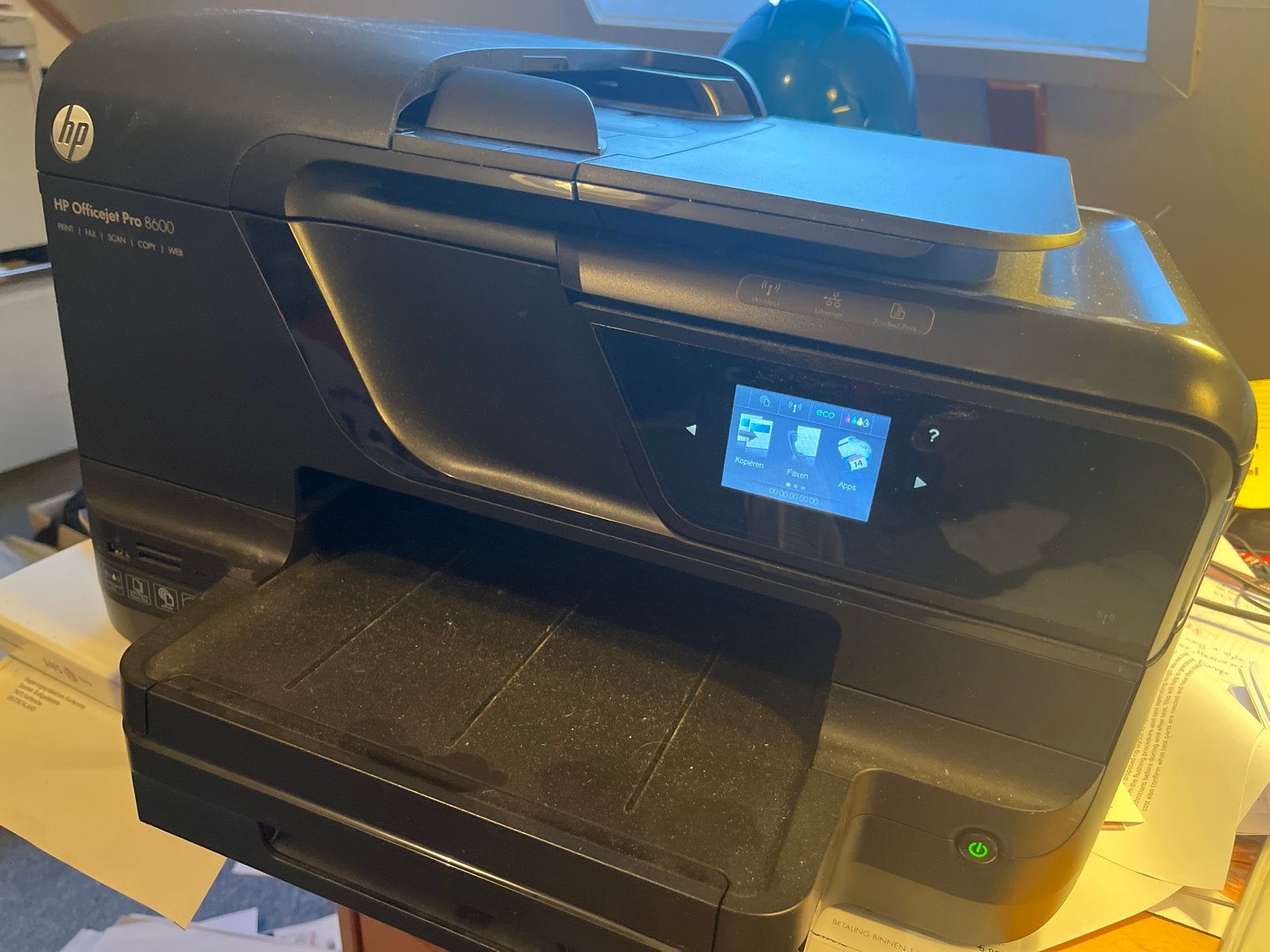 HP Officejet Pro 8600 All-in-One Printer, Computers en Software, Gebruikt, Faxen, Inkjetprinter, All-in-one