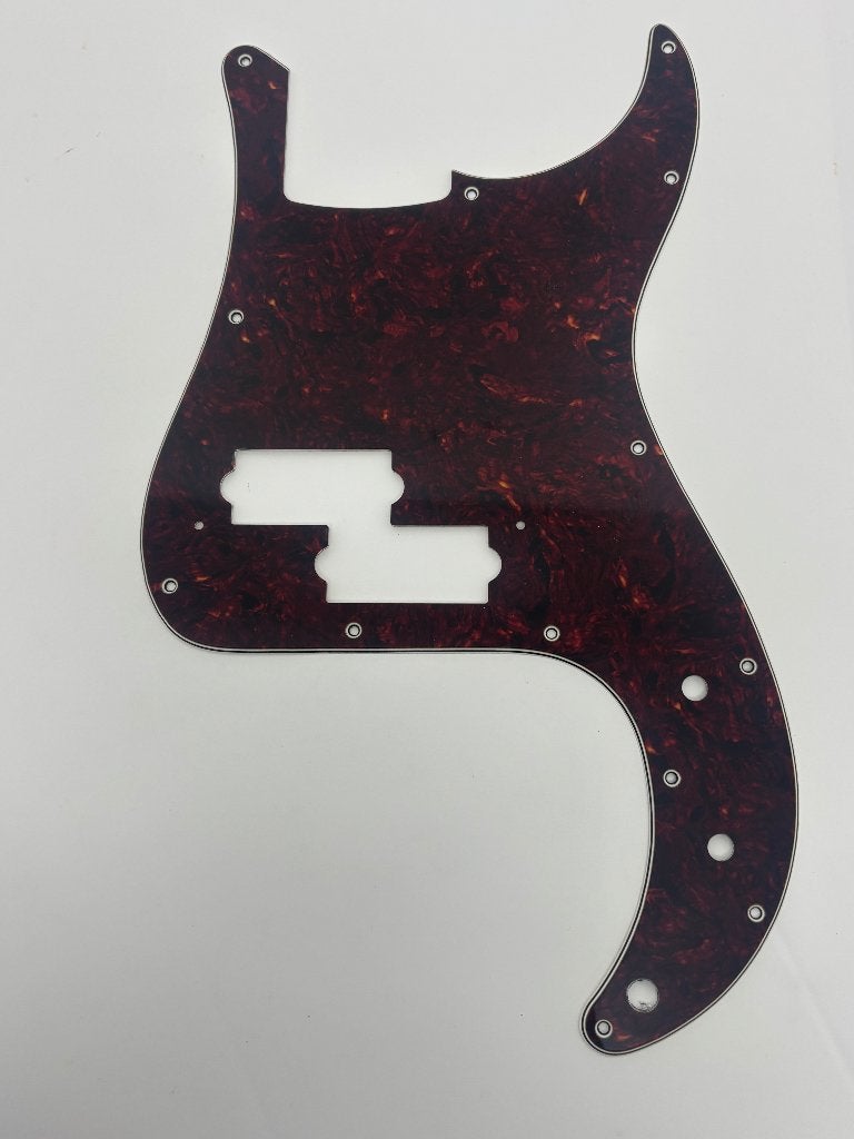 60's P-Bass Dark Brown Tortoise Pickguard / Slagplaat, Ophalen of Verzenden, Nieuw, Elektrisch