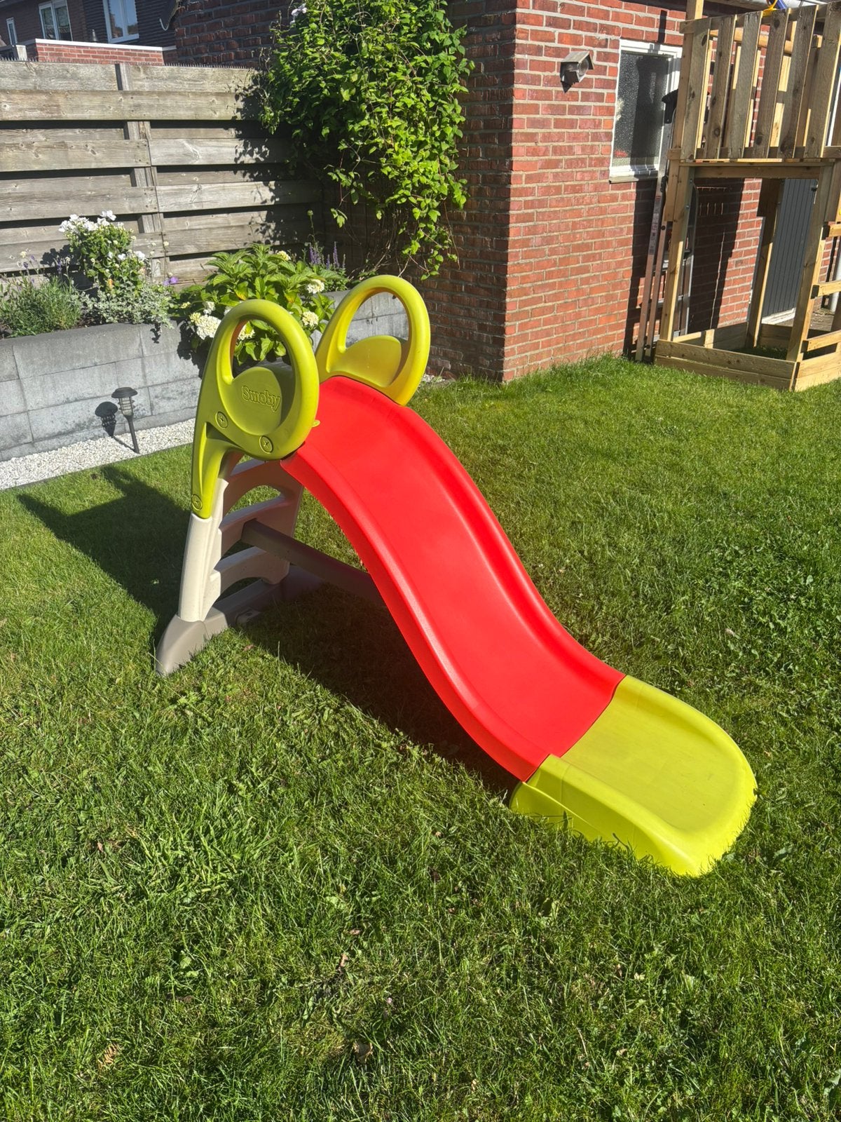 Smoby glijbaan, Kinderen en Baby's, Speelgoed | Buiten | Speeltoestellen, Zo goed als nieuw, Glijbaan, Ophalen