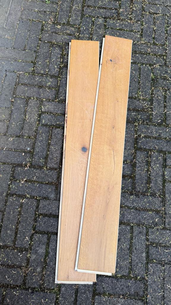 Gratis af te halen laminaat, Ophalen, Gebruikt, 50 tot 150 cm, 10 m² of meer