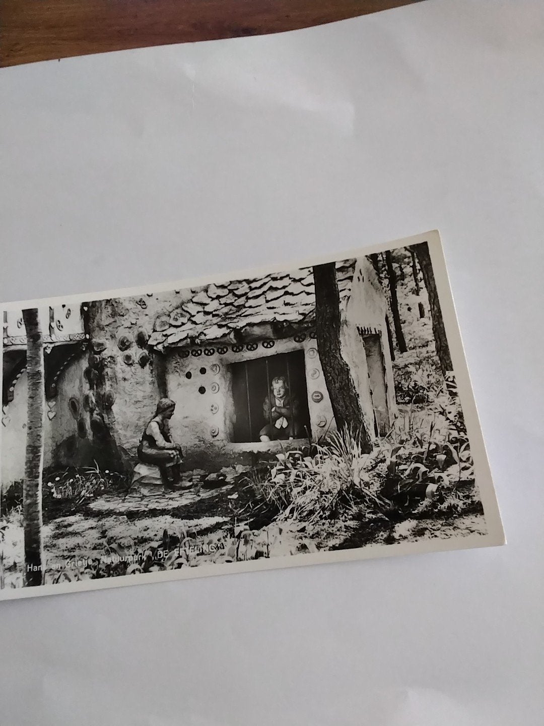 Zeldzame Efteling Ansichtkaart - Hans en Grietje, Ophalen of Verzenden, 1940 tot 1960, Gelopen, Noord-Brabant