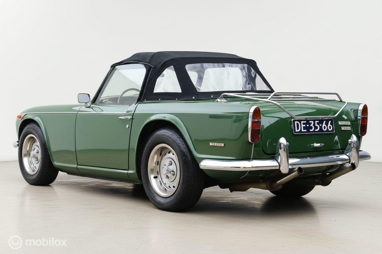 Gebruiksklare Triumph TR4 met 6-cilinder uit TR250 / TR5, foto 6