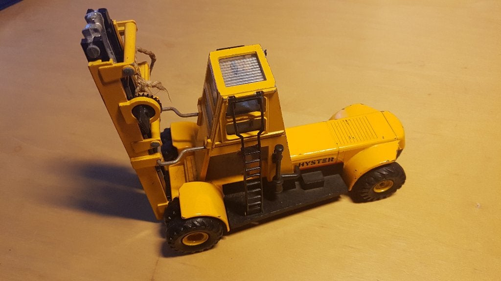 2x Hyster Corgi Toys', Verzenden, Gebruikt, Auto
