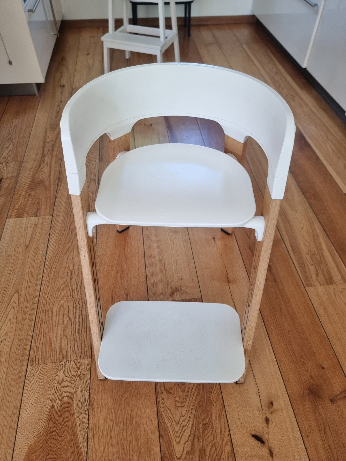 Stokke steps stoel, Ophalen of Verzenden, Gebruikt, Meegroeistoel