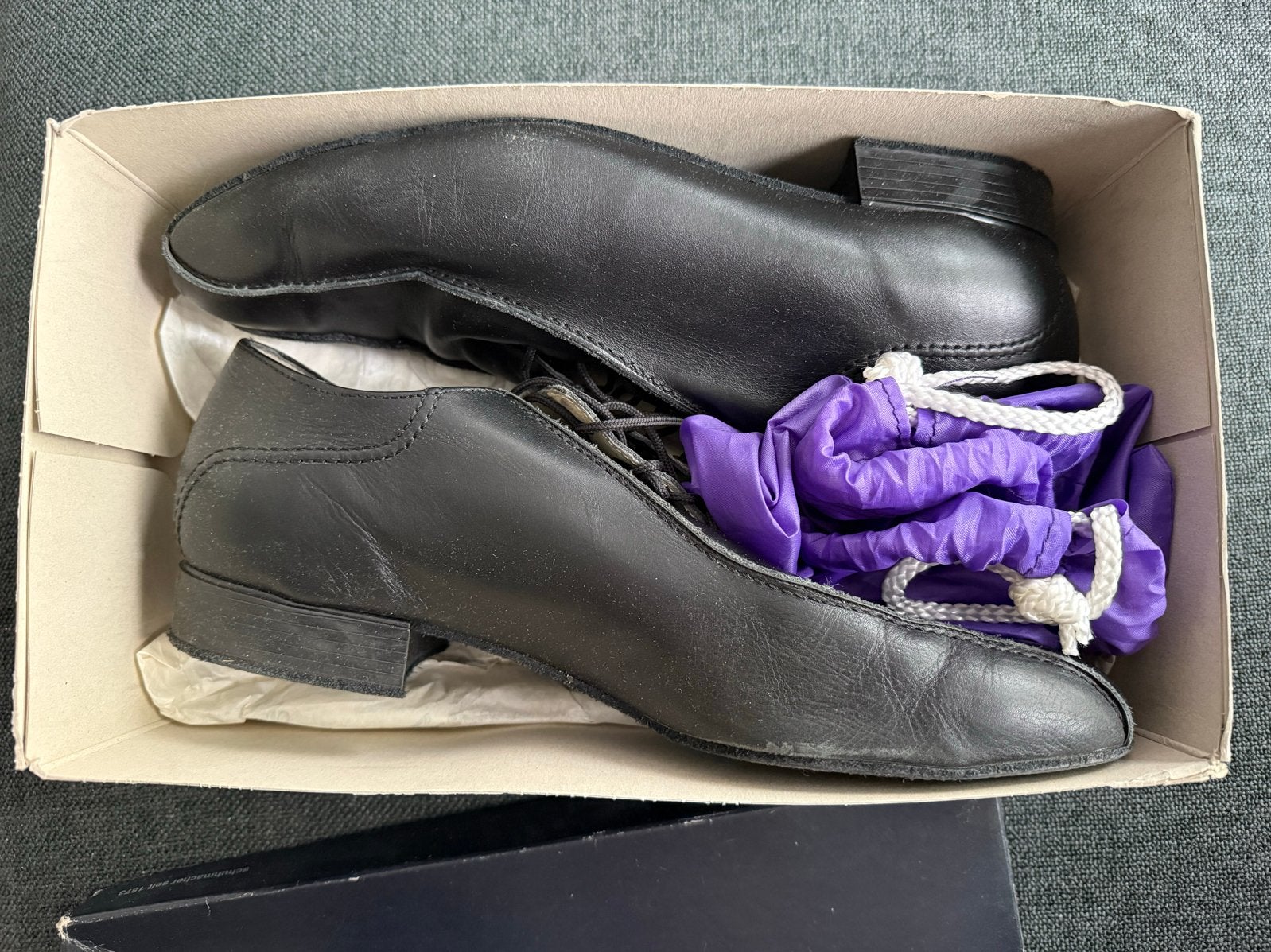 Diamant Dansschoenen Heren - Zwart Nappaleder Maat 45, Ophalen of Verzenden, Gebruikt, Schoenen