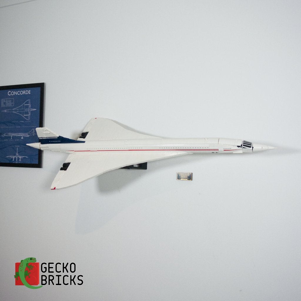 Wandbeugel geschikt voor LEGO Concorde 10318, Wandhanger, Zwart, Nieuw, Ophalen of Verzenden
