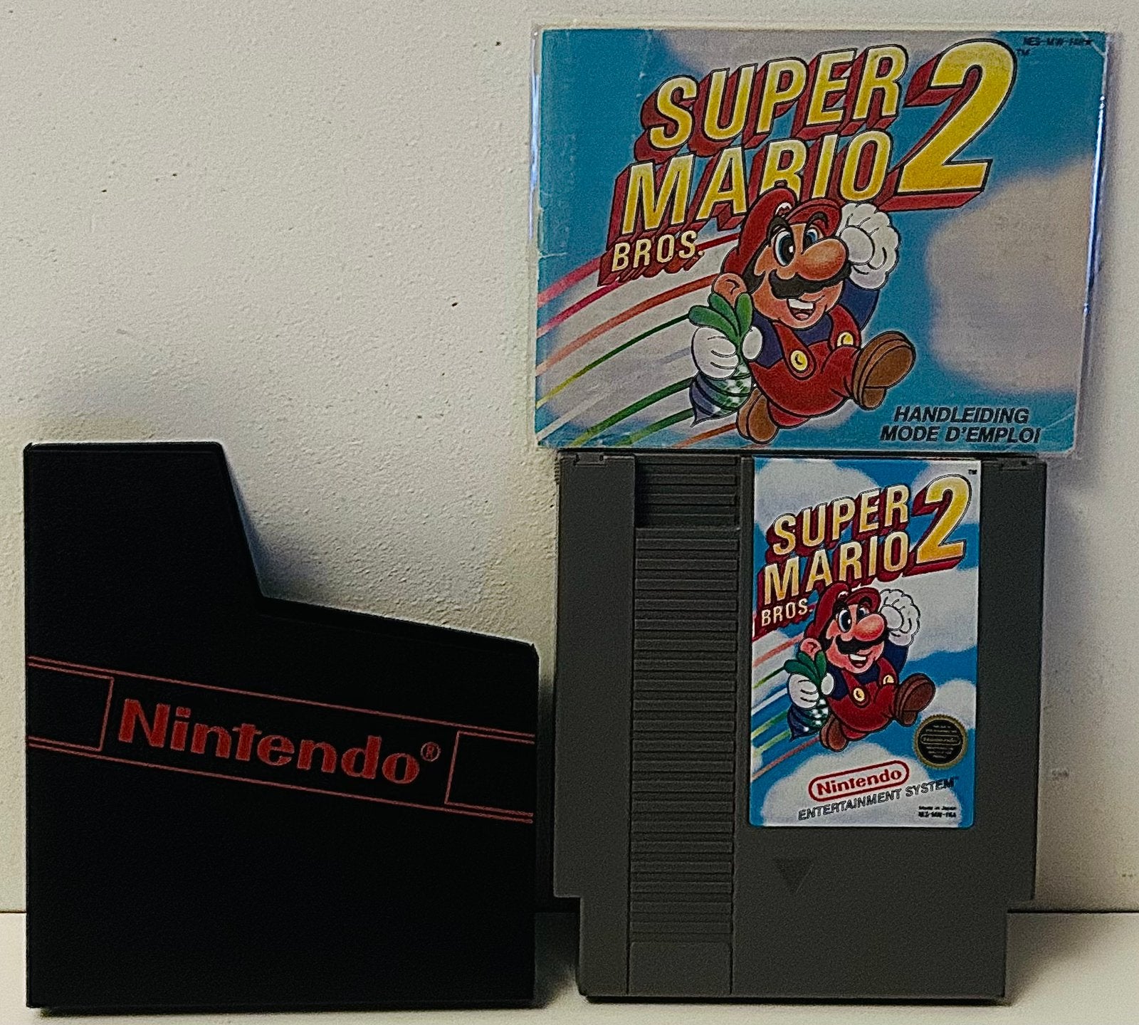 | Super Mario Bros 2 + Handleiding |, 1 speler, Ophalen of Verzenden, Zo goed als nieuw, Vanaf 3 jaar
