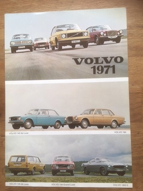Volvo 1971 Brochure - Origineel  NL, Gelezen, Volvo, Volvo, Ophalen of Verzenden