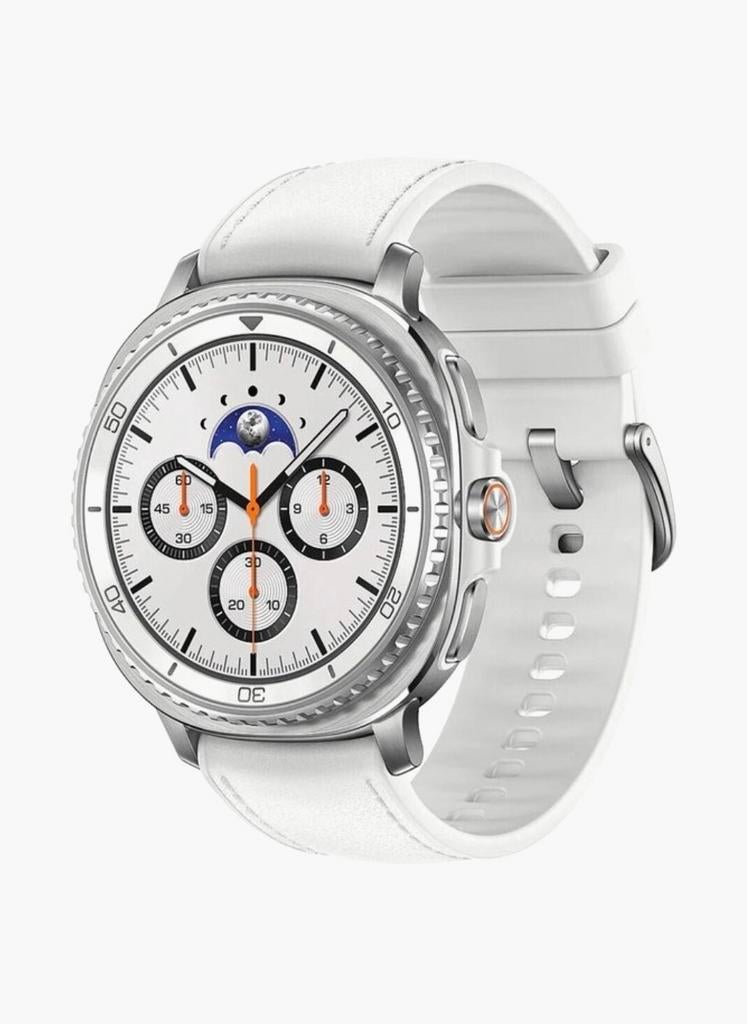 Samsung Galaxy Watch8 Classic 46mm LTE White - NIEUW, Sieraden, Tassen en Uiterlijk, Smartwatches, Wit, Nieuw, Ophalen of Verzenden