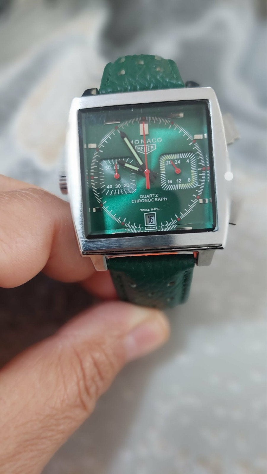monaco tag heuer, Sieraden, Tassen en Uiterlijk, Horloges | Dames, Ophalen of Verzenden, Staal, Overige merken
