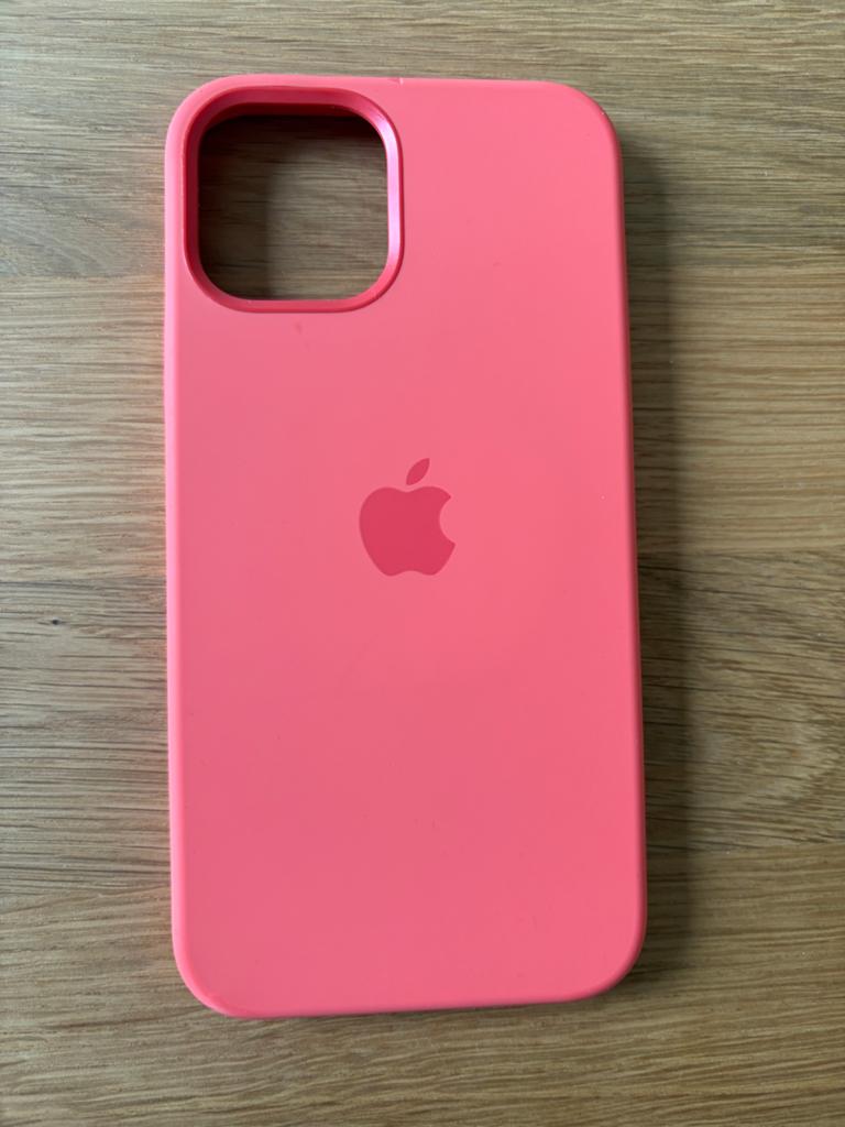 Origineel Apple Hoesje voor iPhone 12/ 12pro oranje, MagSafe, Hoesje of Tasje, Ophalen of Verzenden, Zo goed als nieuw