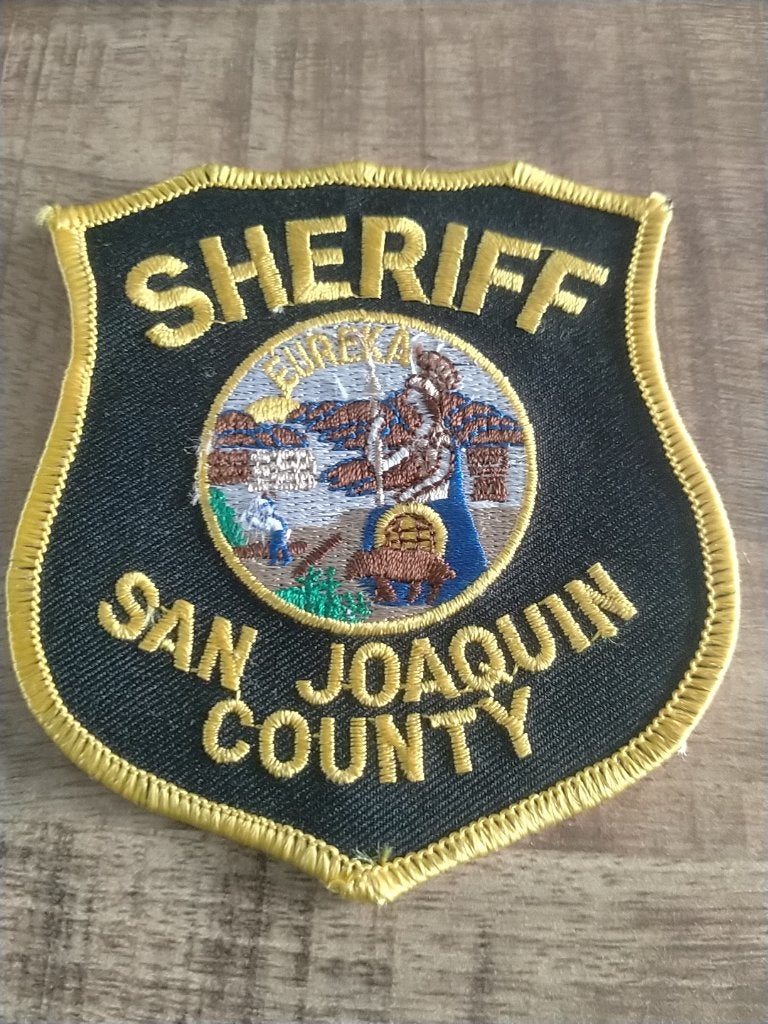 USA , California , San Joaquin County Sheriff , Patch, Verzenden, Overige soorten, Amerika, Embleem of Badge