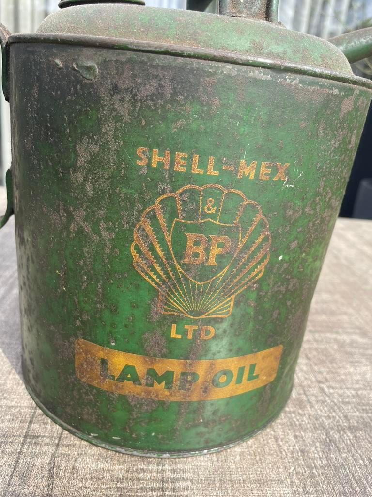 Te koop blik lampen olie benzine merk Bp, Ophalen of Verzenden, Gebruikt