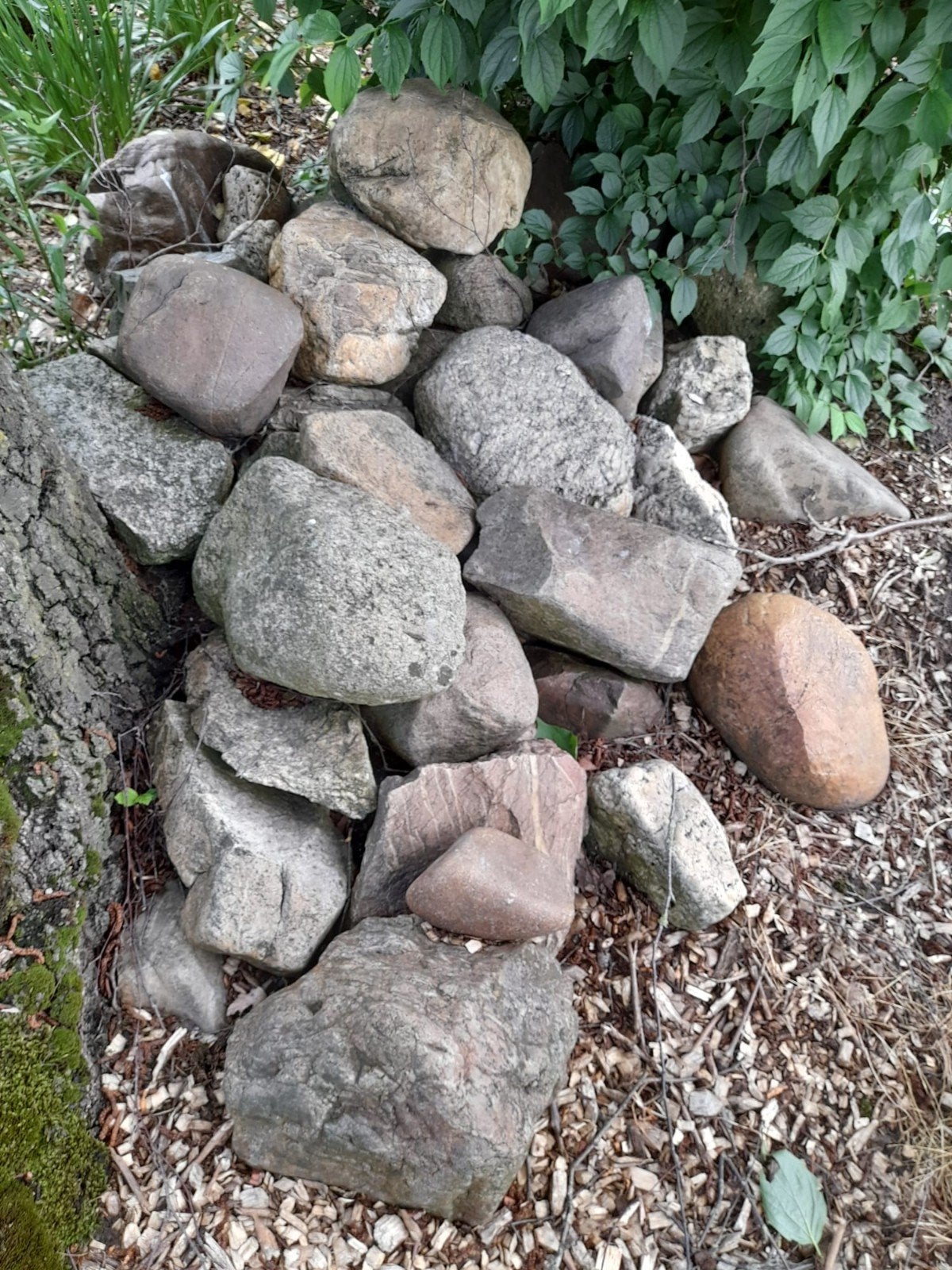 Zwerfkeien klein, Tuin en Terras, Grind, Keien en Split, Ophalen, Gebruikt