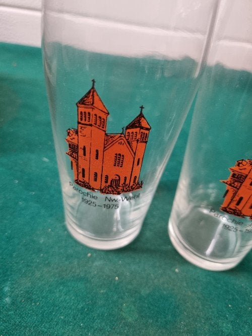 glazen parochie nw-wehl drie stuks, Ophalen of Verzenden, 'T Olde Gre-j, Info@toldegrej.nl, Endepoelstraat 20f Didam